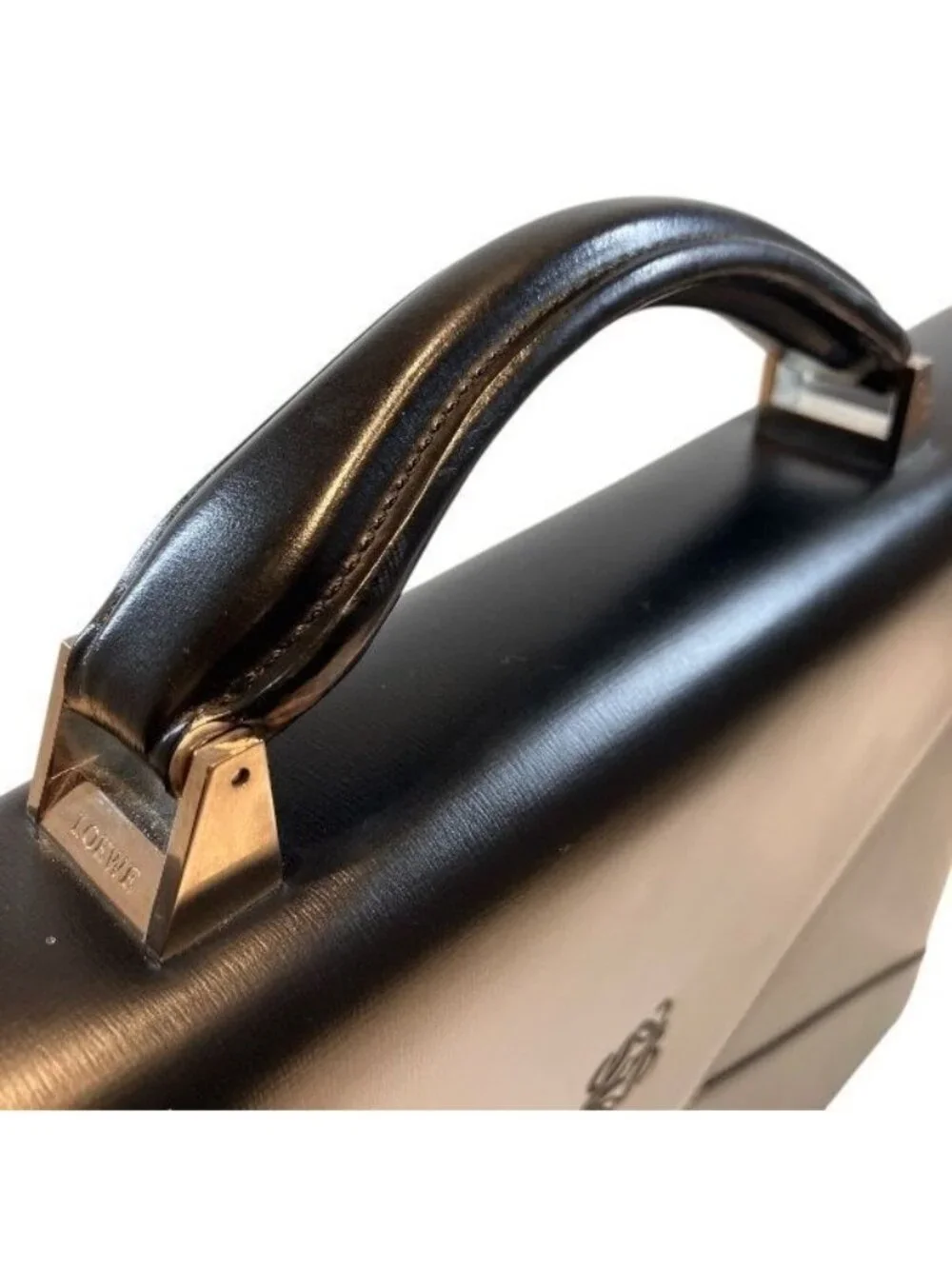 Loewe Anagram Logo Business Briefcase